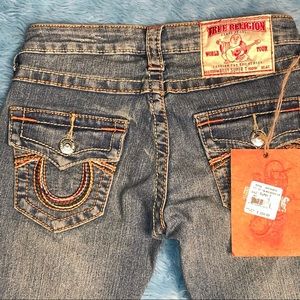 NWT True Religion Billy Super T Crop Jeans Size 25